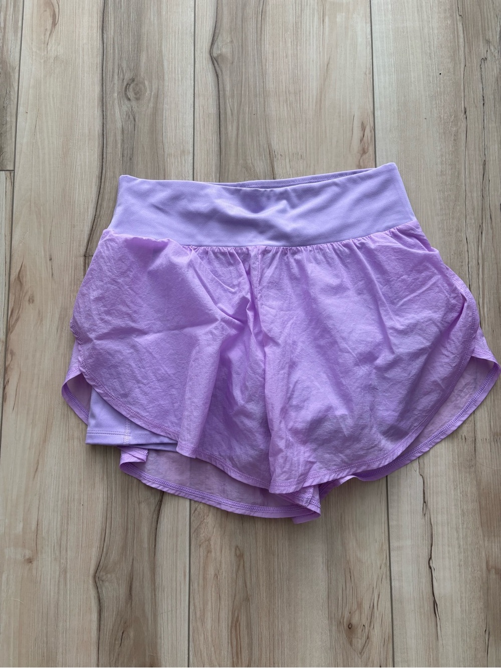 all in motion Lavender Layered Athletic Shorts